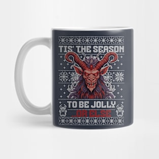 Krampus Tis The Season To Be Jolly Or Else Mug